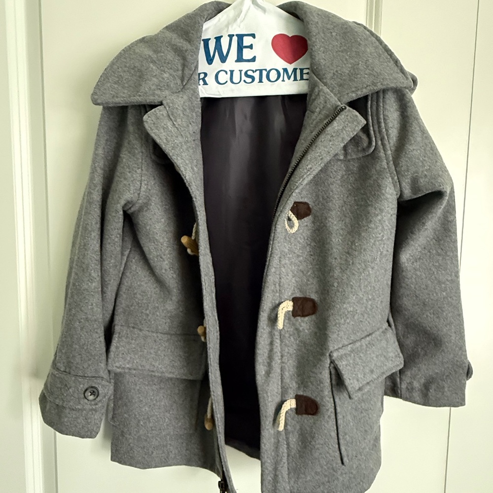 Kids Toggle Dress Coat by Janie and Jack (Size 5/6)